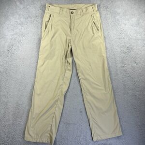 ExOfficio Pants Mens 32x30 Tan Khaki Lightweight Fishing Hiking Camping Gorpcore